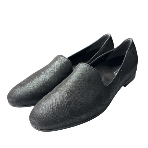 Vionic Willa II Shimmer Textile Black Flats Comfort Shoe Size 8.5 Arch Support - Picture 1 of 11